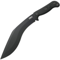 CRKT KUK 15.8" Kukri Machete | Black, 65Mn Carbon Steel, CR2742