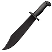 Cold Steel Black Bear Bowie Knife | 17.75" Overall, 65Mn Carbon Steel, CS97SMBWZ