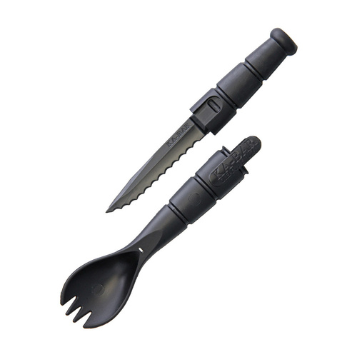 Ka-Bar Tactical Spork | Black, Grilamid Construction, KA9909