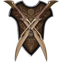 United Cutlery The Hobbit Fighting Knives Of Tauriel UC3044