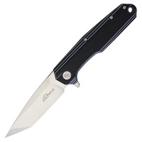 Ultra-X BOA Linerlock Folding Knife - Black and Grey
