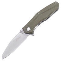 Ultra-X Omen Framelock Folding Knife - Olive Drap