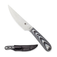 Spyderco Bow River Plain Edge w/ Leather Sheath