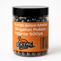 Extac 6mm Metal Slingshot Pellets - Approx  500pk