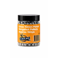 Extac 10mm Metal Slingshot Pellets - Approx  150pk